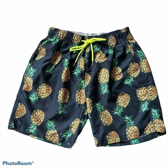 YnimioAOX Men's Swim Trunks Quick Dry Pineapple 🍍 - Picture 11 of 12